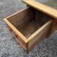 Solid cherry wood desk with leather top