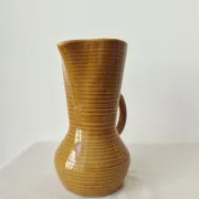 Vintage honey glazed stoneware jug/carafe from the '50s/'60s - Digoin