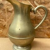 Antique Brass Pitcher Vintage Kitchen