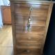 Blond mahogany veneered chiffonier 20th