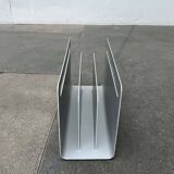 Minimalist aluminium magazine rack by Norman Foster for Helit, Germany, 1990s.