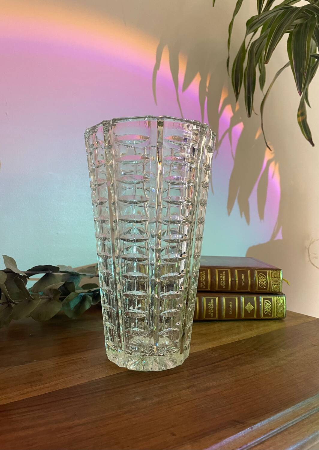 Vintage glass vase