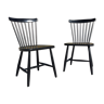Pair of Hagafors vintage Scandinavian design chairs