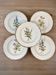 Set of 5 botanical deep plates, ADP Haute Provence