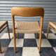 Set of 4 Møller 75 chairs in oak