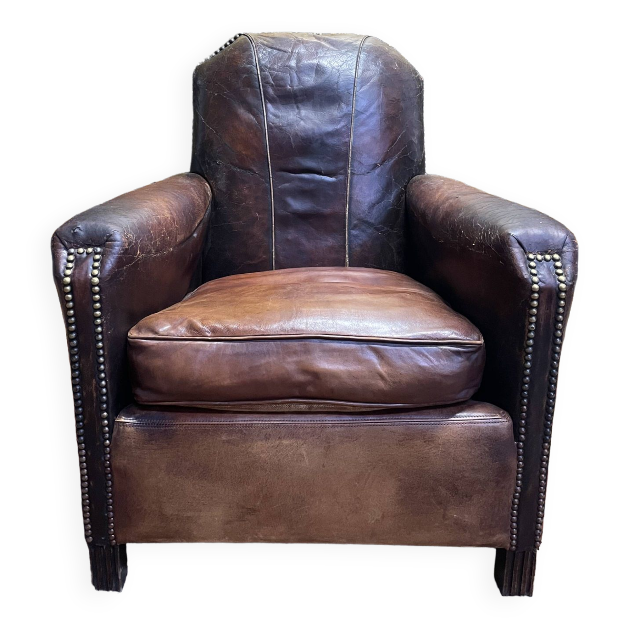Art Deco period club armchair