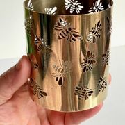PHOTOPHORE aux Abeilles LAITON