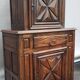 Louis XIII style two-piece recessed high wardrobe
