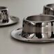 Vintage stainless steel egg cup
