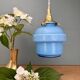 Vintage blue opaline suspension globe
