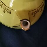 Ancient yellow gold frieze teapot