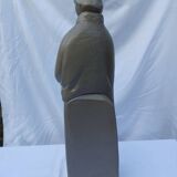 Art Deco statue representing an allegory of knowledge (reading and writing)