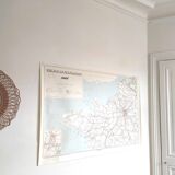 SNCF map in old Brittany