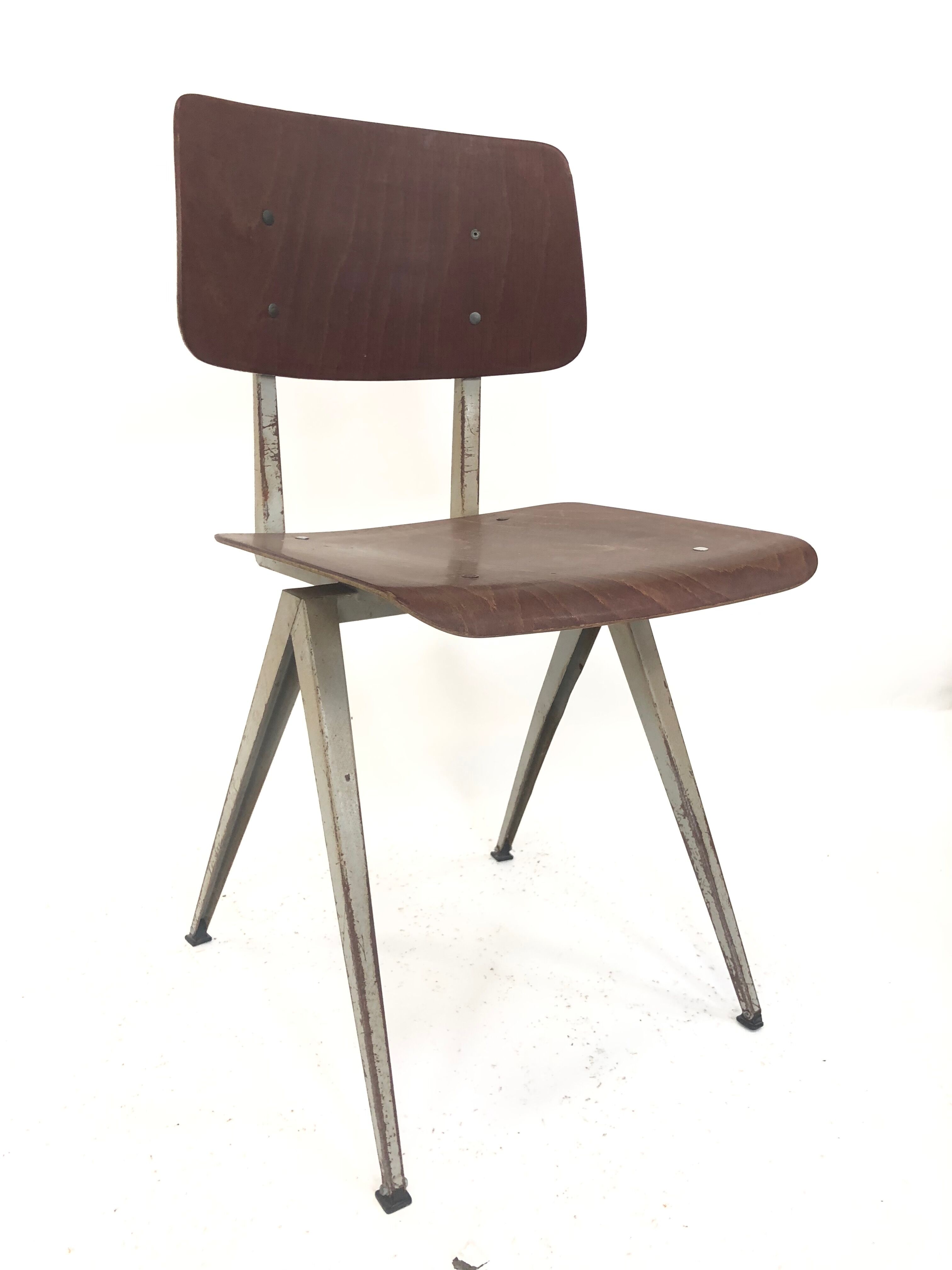 Industrial school chair Galvanitas S16