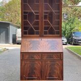 English mahogany display cabinet