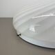 Large 38cm "swirl" murano glass ceiling wall light by vetri murano, italy, 1970s