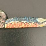 6 duck knife holders in lacquered wood