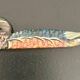 6 duck knife holders in lacquered wood