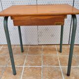 MATCO Paris Vintage School Desk with Drawer – 54 x 54 x 40 cm