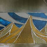 Vitrail paysage – Style Tiffany fait main, panneau décoratif