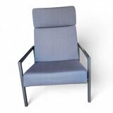 Gijs van der Sluis high back arm chair light grey