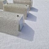 Lot of 5 Vintage Perspex Wall Lights from the 60s and 70s