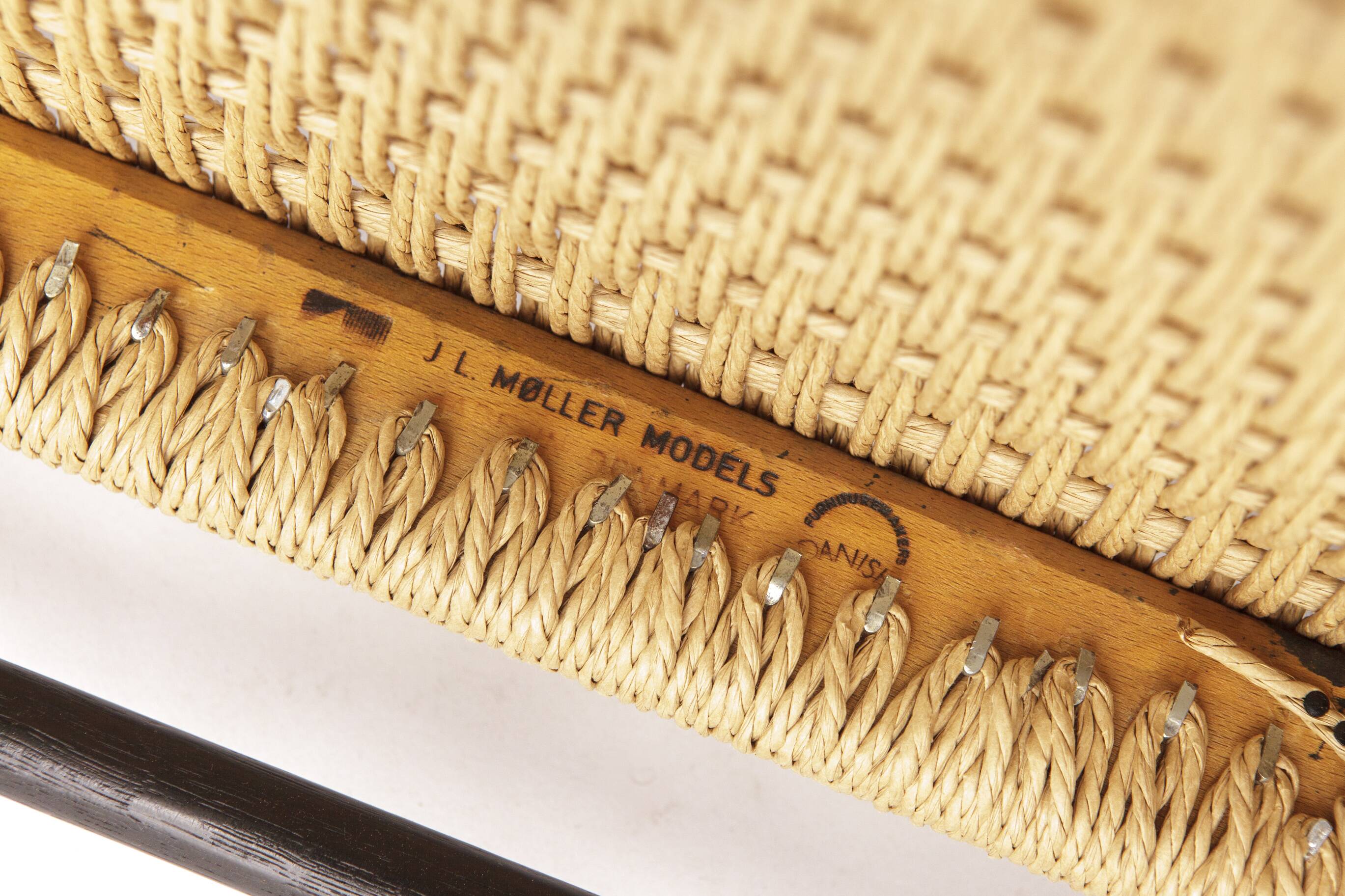 Niels Otto Møller Armchair Black 1960s – Danish Mid-Century Chair Model 56