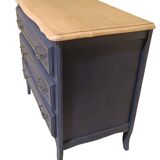 Navy blue chest of drawers