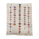 Moroccan Berber carpet Azilal ecru with small colored diamonds 275x212cm