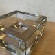 Glass block catchall