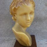 Antique wax bust