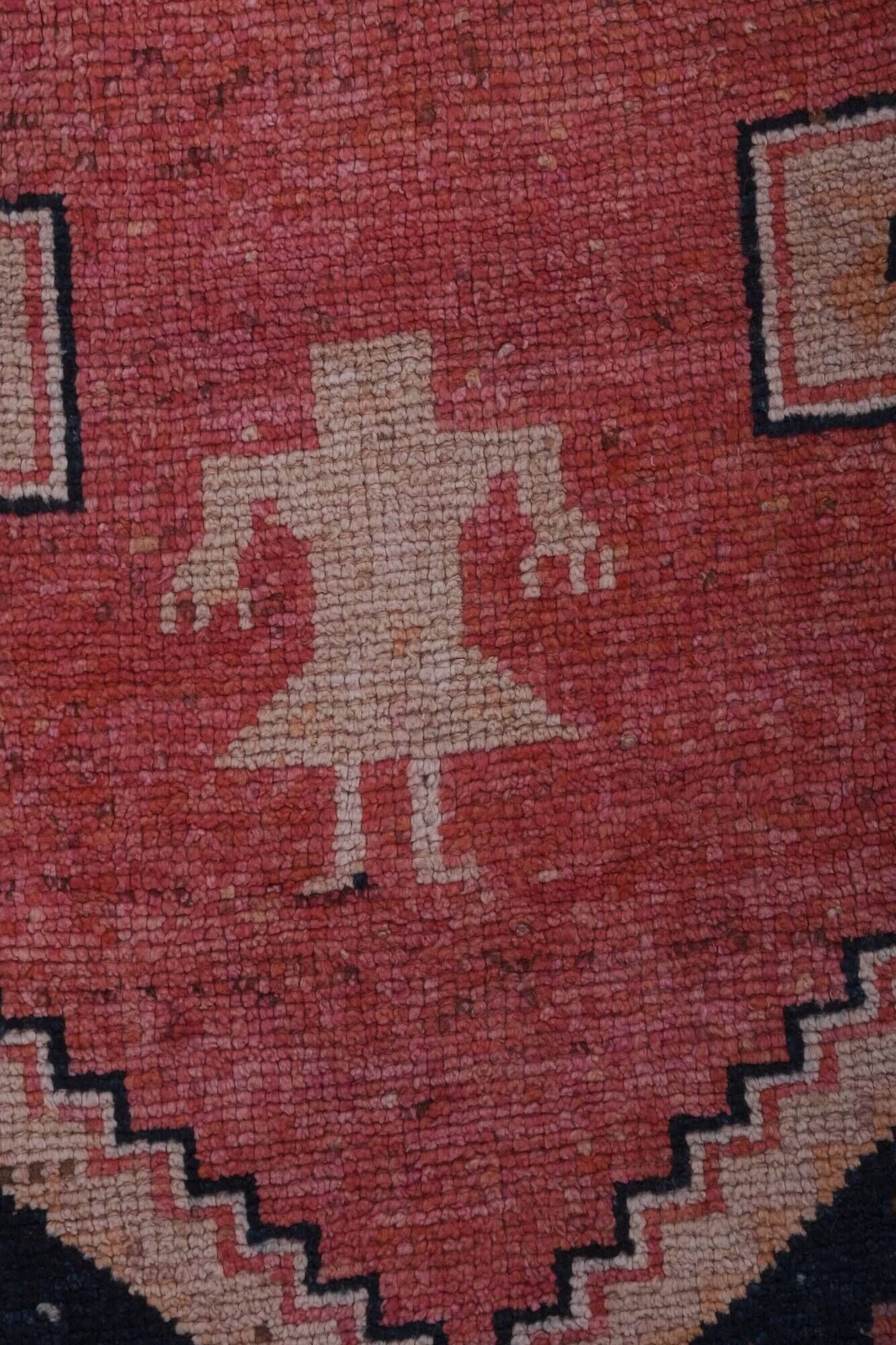 Vintage Turkish hallway rug 97x305 cm