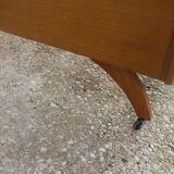 Child bed rattan wood 1960