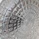 Small round wall lamp ceiling light transparent glass vintage fixture
