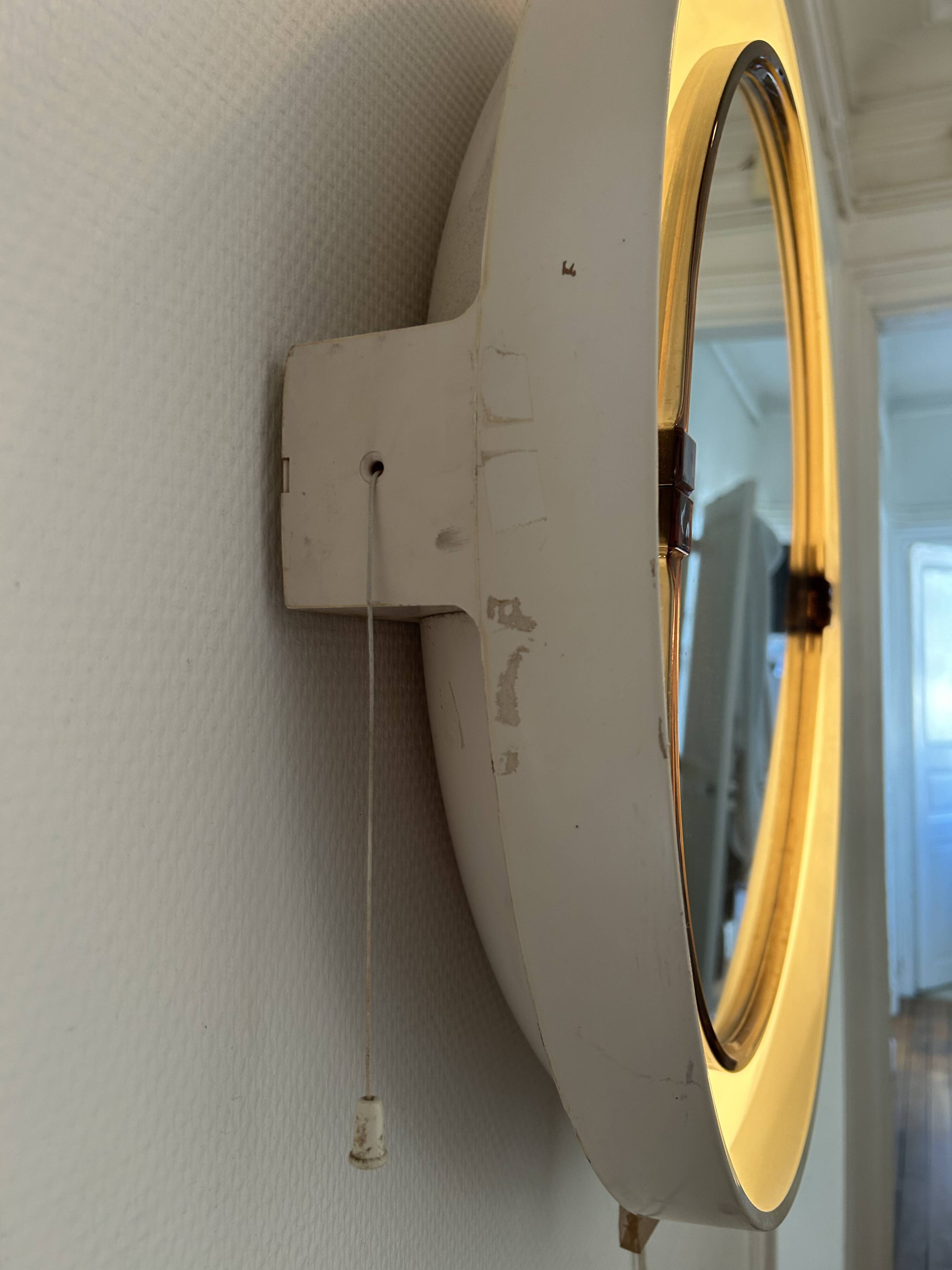 Allibert vintage light mirror