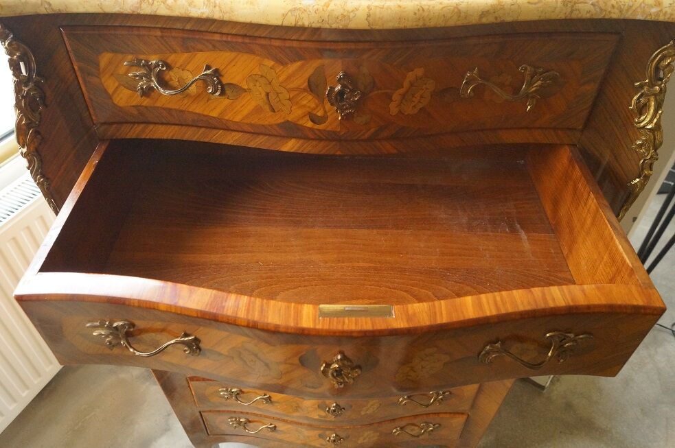 Semainier rosewood Louis XI