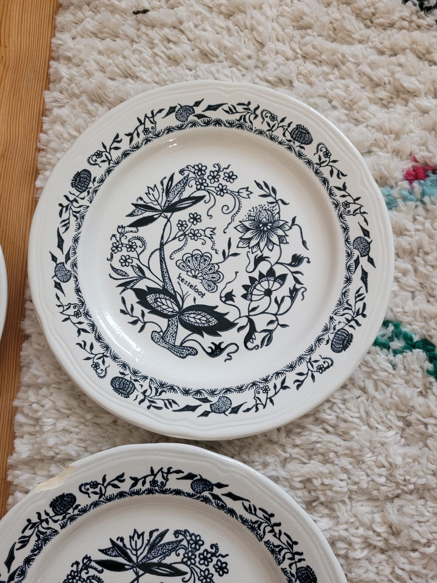 Lot de 5 assiettes à dessert Kesteloot