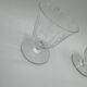 Set of 5 white wine glasses - Baccarat Crystal – Argentina model, 1940