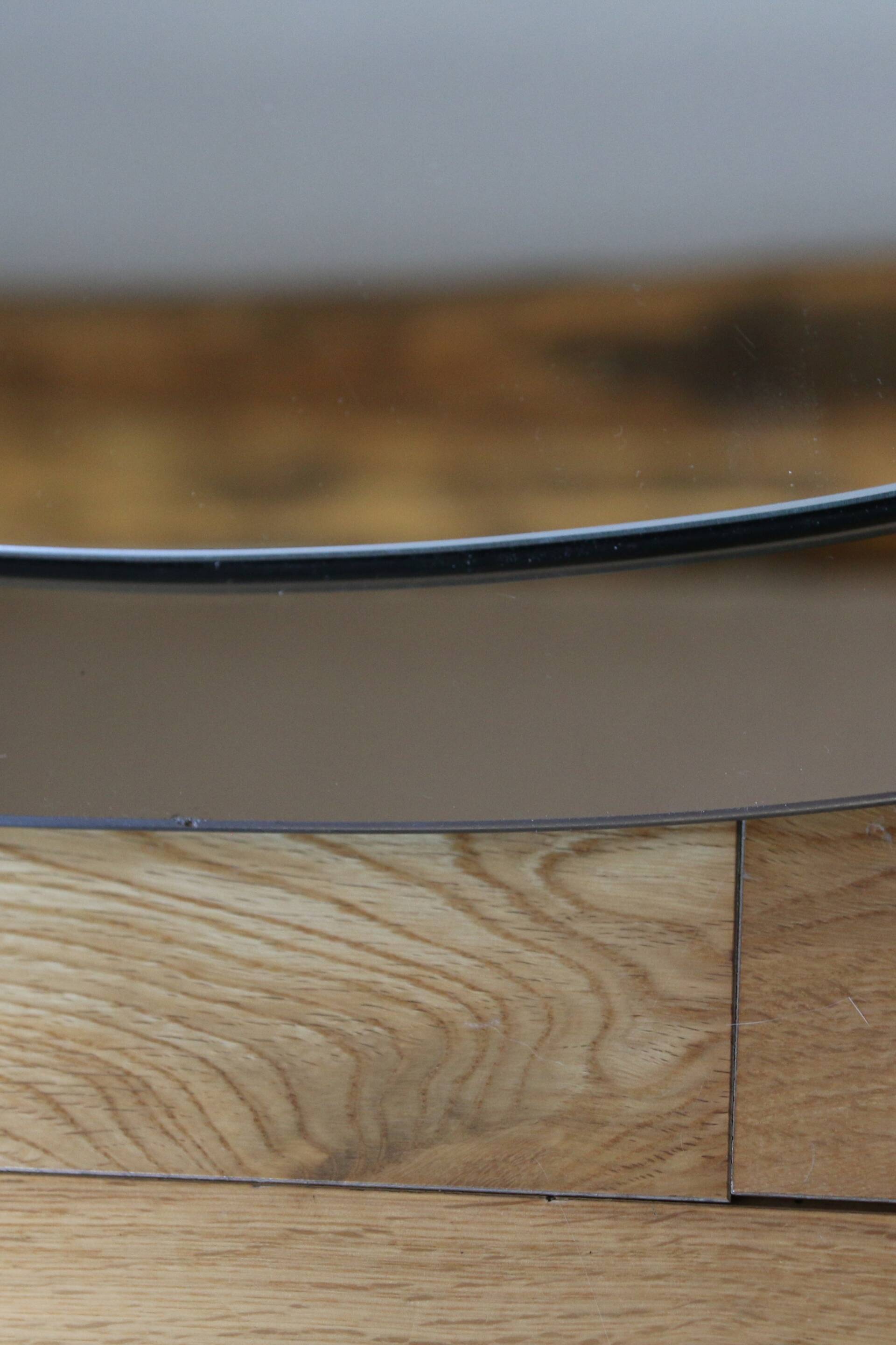 Vintage smoked mirror, 1970s