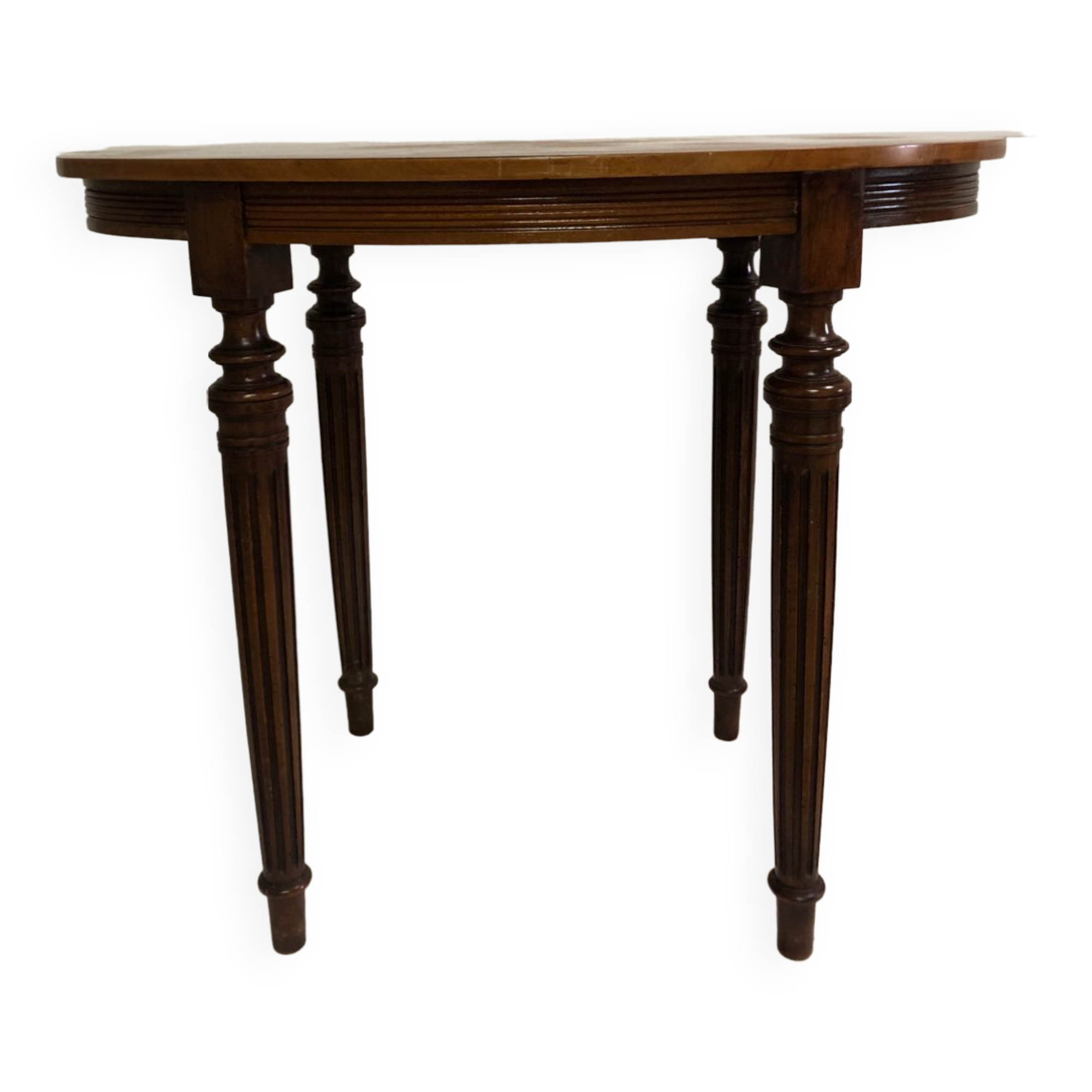 Solid wood oval table 1930