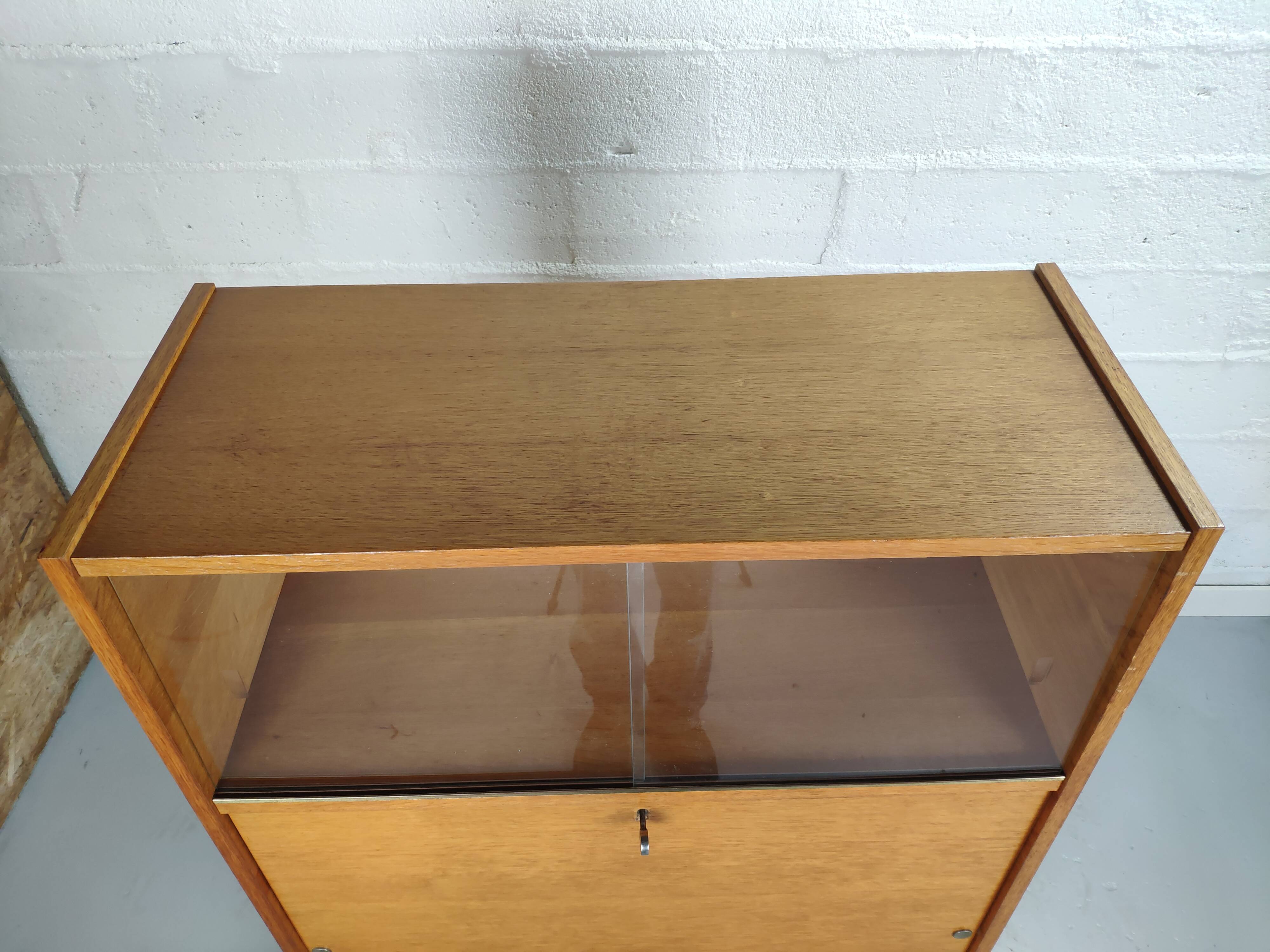 Vintage glass secretary