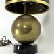 Vintage Brass sphere table lamp. Italy 1970s