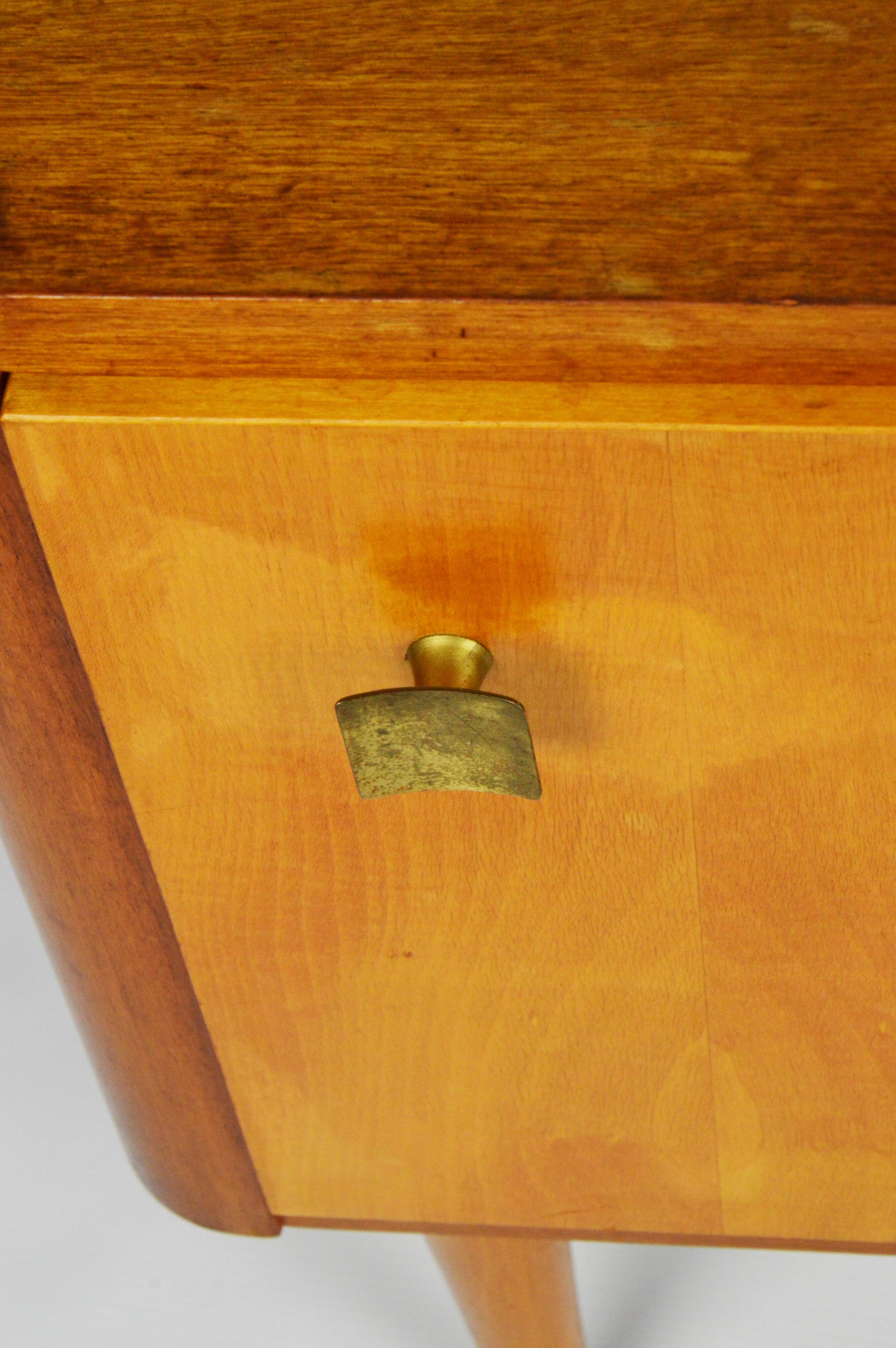 A pair of bedside tables, 1970s