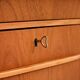 1960s teak desk with drop-leaf extension