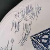 Decorative plate from Gien maison chasse