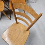 Lot 8 Chaises bistrot Campagnard 1970