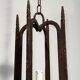 Suspension en fer forgé, travail français, circa 1950