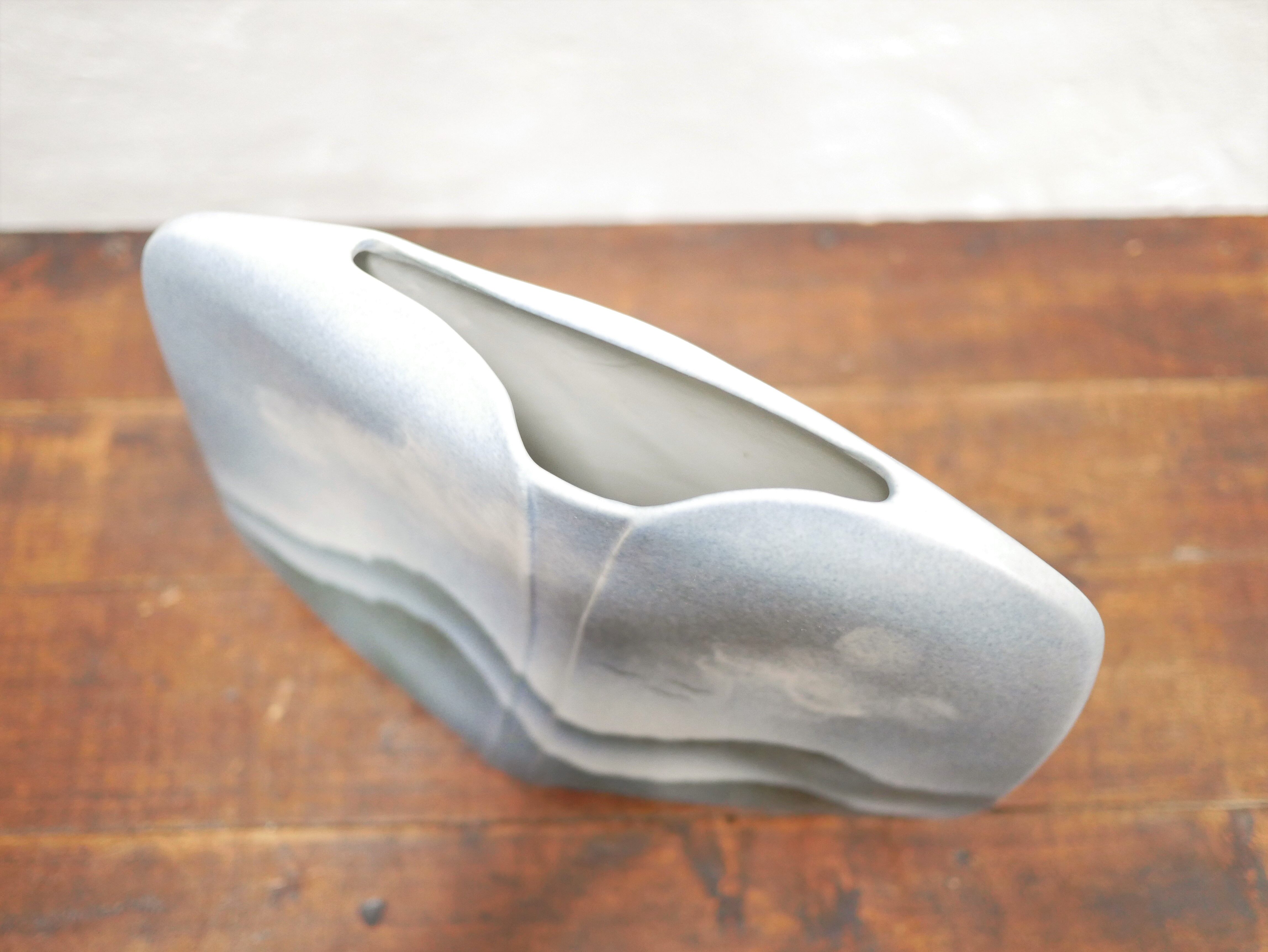 Vintage ceramic vase by the Virebent manufacture