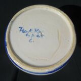 Talevera blue earthenware pitcher