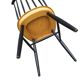 Scandinavian Fanett horseshoe chair with 7 rungs
